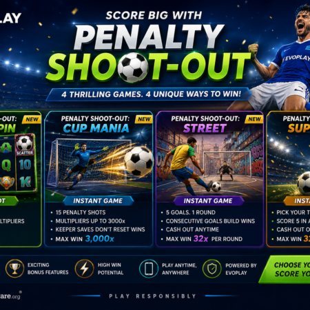 Celebrate Football Fever with Evoplay’s Penalty Shoot-Out Casino Collection: Slots, Instant Games, and Big Winning Opportunities