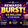 Rewards BURST! Brings €5 Million in Prizes to Games Global Casino Players