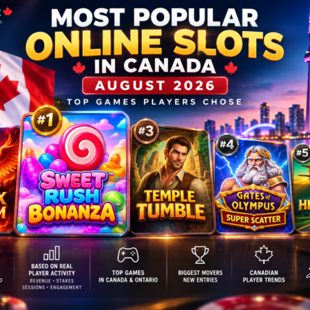 Most Popular Online Slots in Canada August 2026: Top Games Players Chose